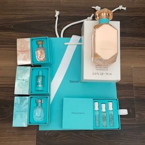 Tiffany Rose gold perfume gift set